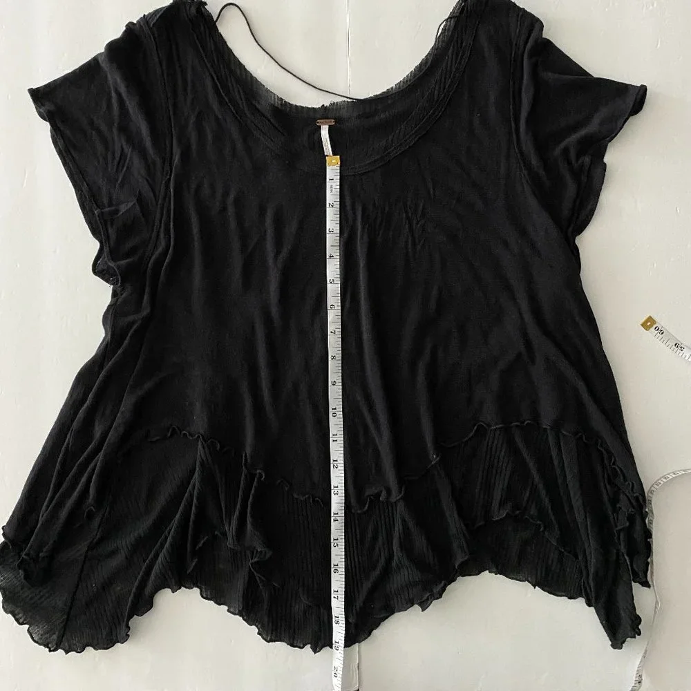FREE PEOPLE Black Blouse‎