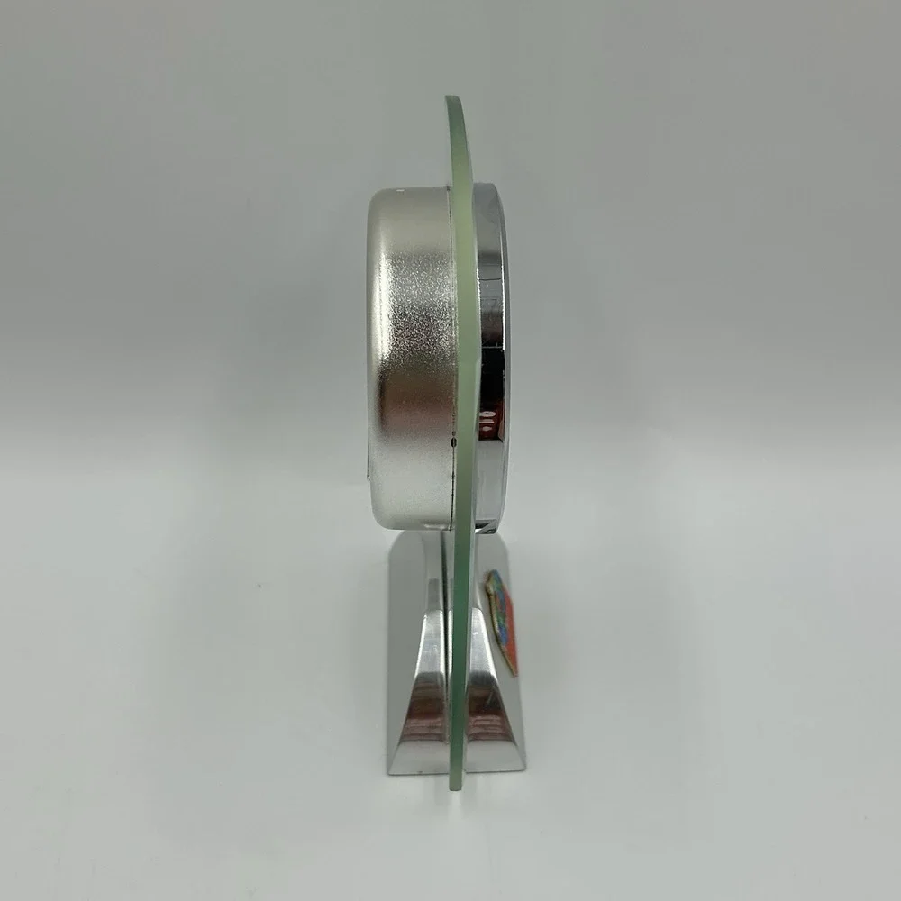 Coca Cola Enterprises 1986-1996 10th Anniversary Plaque Mantle Desk‎ Shelf Clock