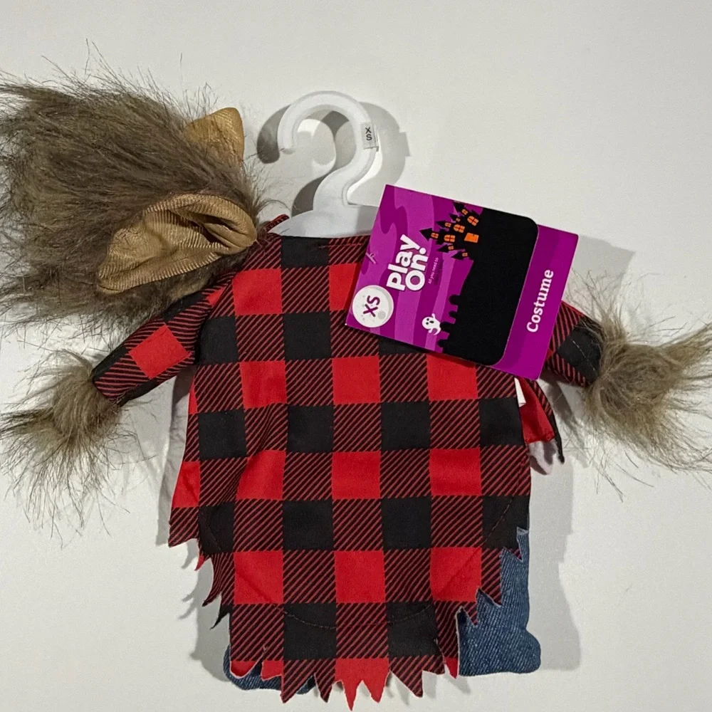 Red and Black‎ Plaid Dog Costume