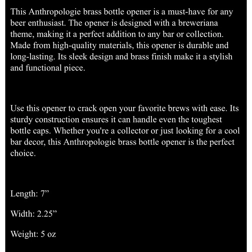 Anthropologie add touch