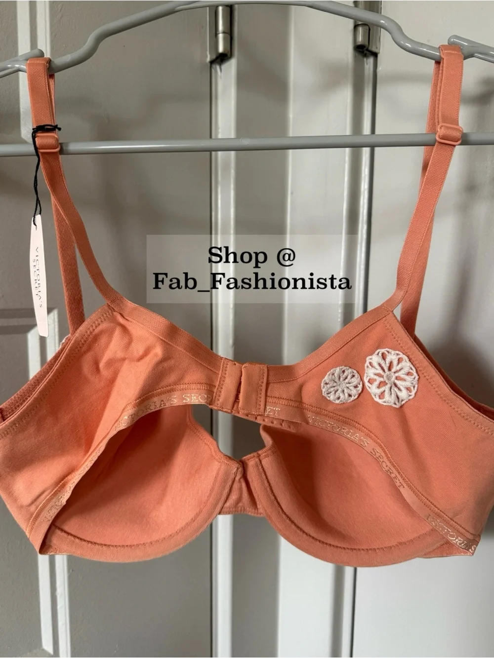 Victoria's Secret Orange Underwire Smooth Bra 36B