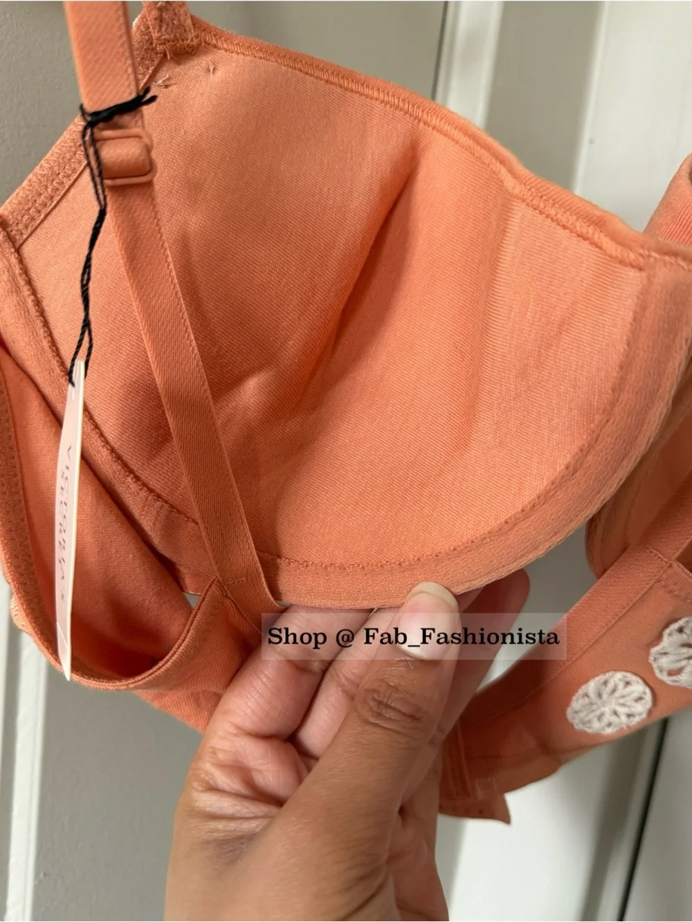 Victoria's Secret Orange Underwire Smooth Bra 36B