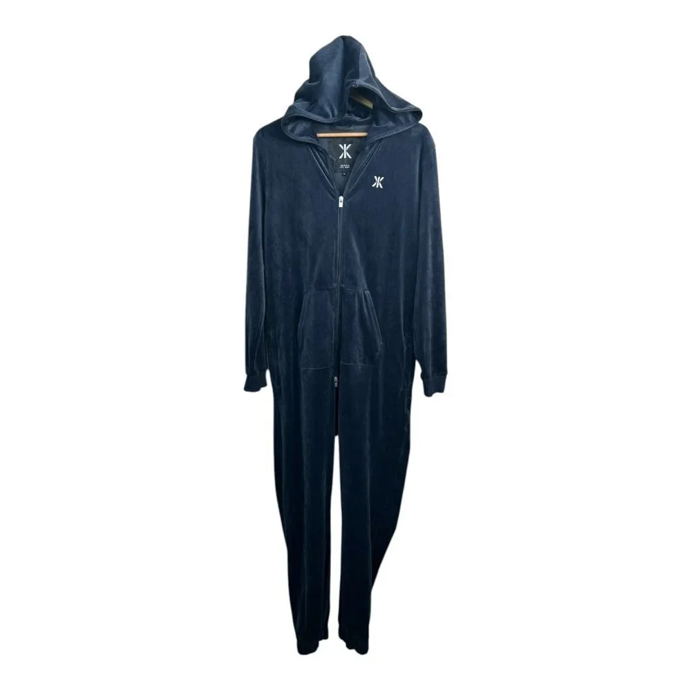 ONEPIECE Original Velour Unisex Jumpsuit | Navy |‎ Size XL | Y2K Loungewear