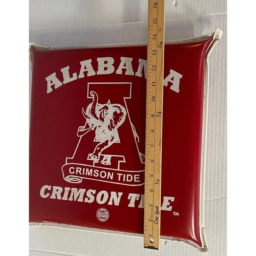 Vintage Alabama CRIMSON‎ TIDE Stadium Seat Cushion 70s/80s