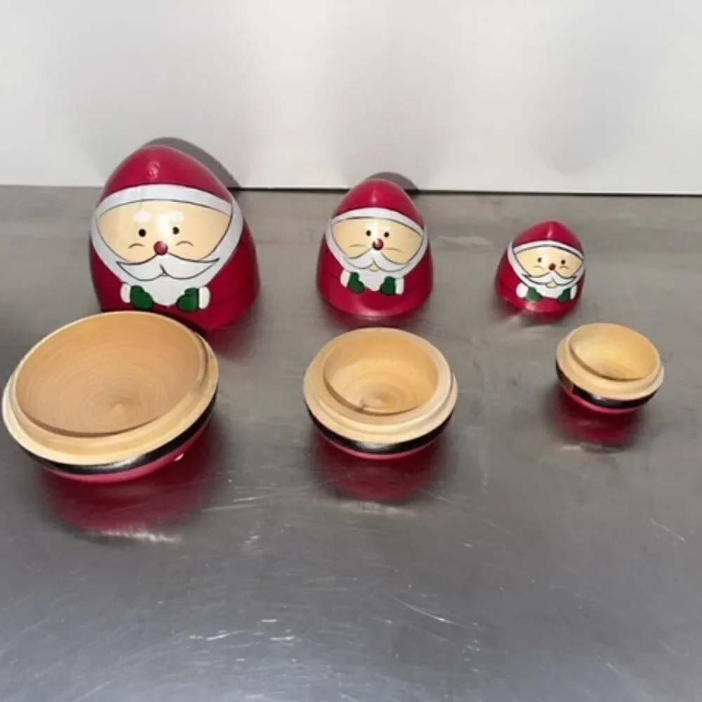 N/A wooden santa