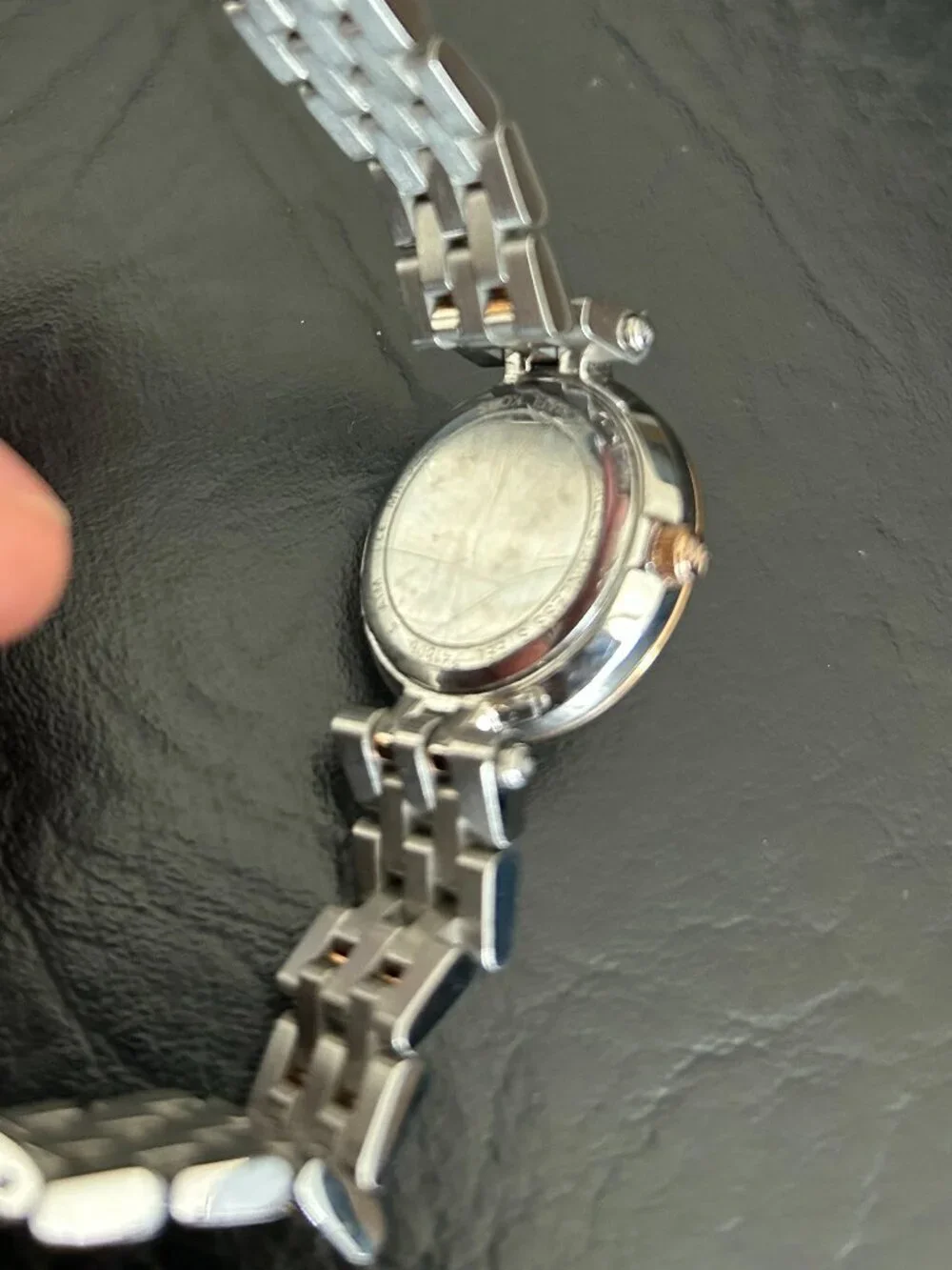Michael Kors MK3298 Petite Darci Two-Tone Watch Crystal Bezel New Battery 7.5