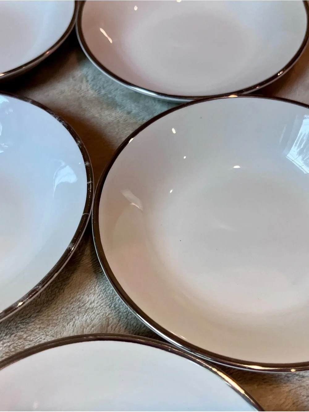 Vintage International Silver Silver Elegance Ironstone Bowls Set of 8 England