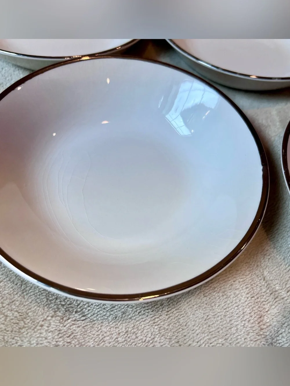 Vintage International Silver Silver Elegance Ironstone Bowls Set of 8 England