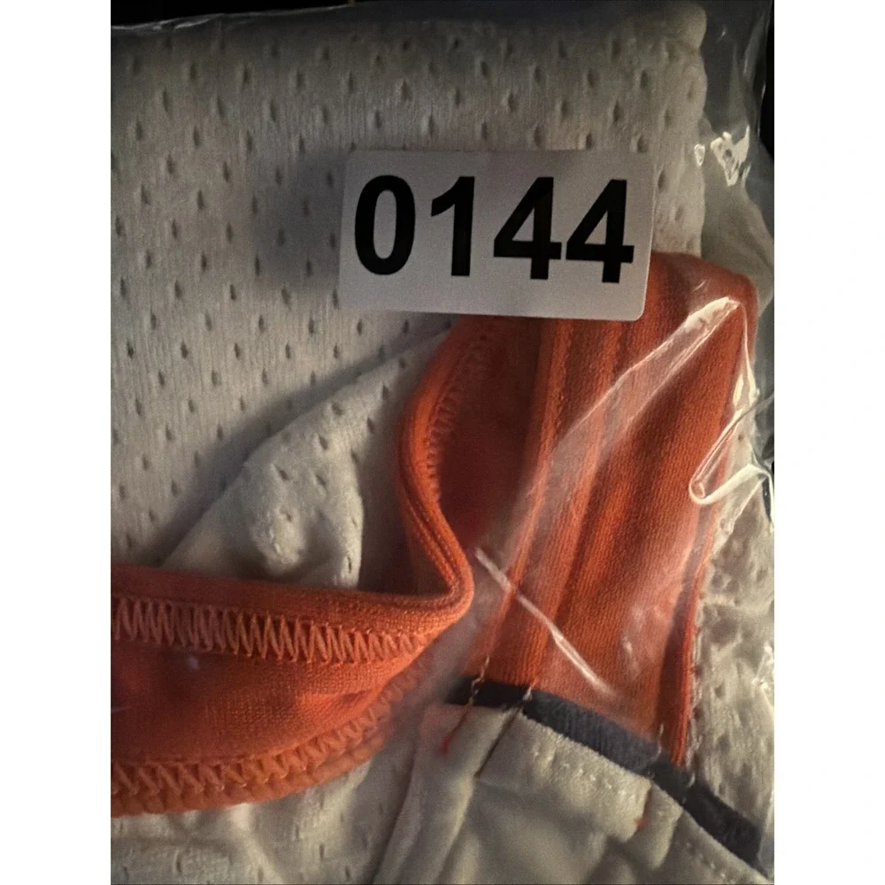 Nike Clemson Tigers Game Issue Football Jersey Size 40 Blank Line-Cut White