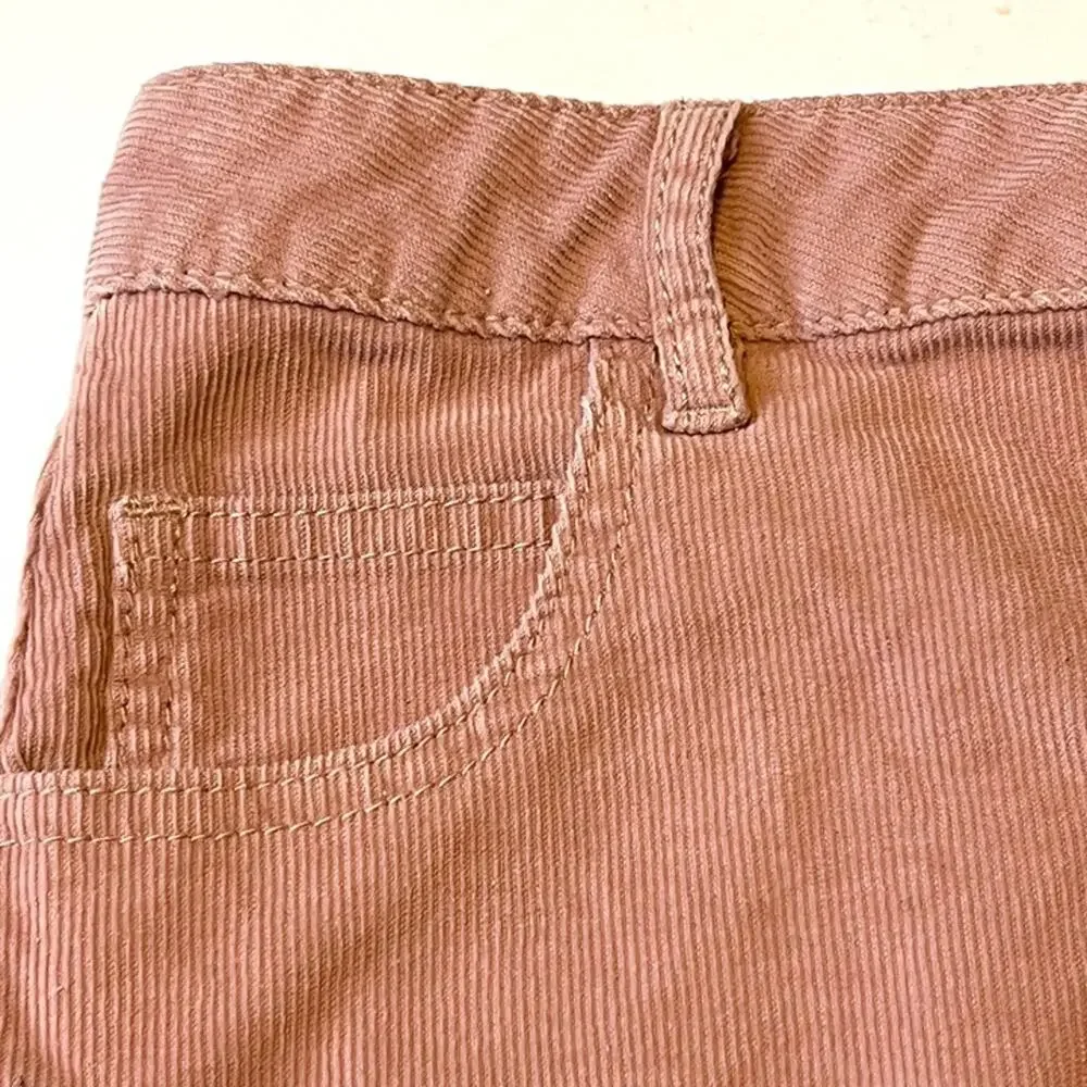 Urban Outfitters Pink Corduroy Mini Skirt Women's XS Soft Dusty Pink Cotton BDG