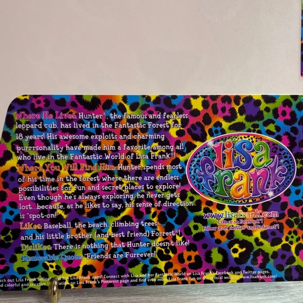 Lisa Frank vibrant folder
