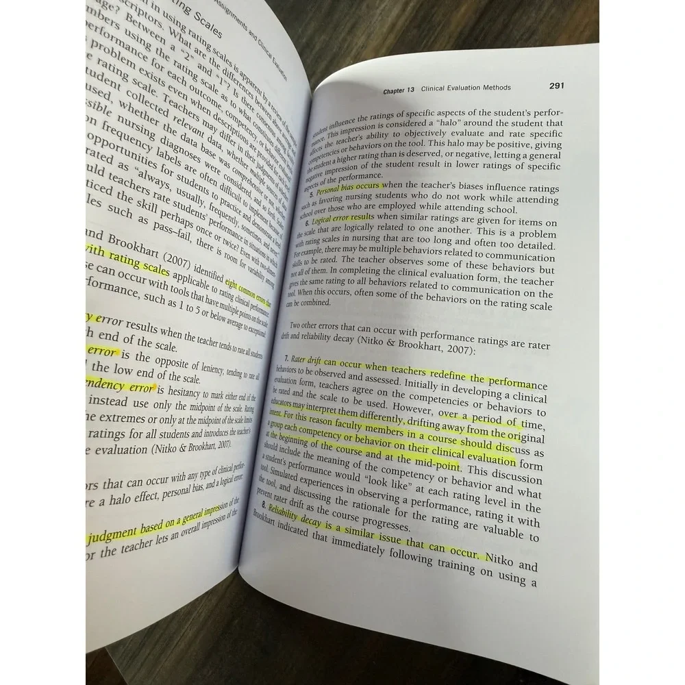 Evaluation and Testing in Nursing Education Third‎ Edition Textbook Marilyn