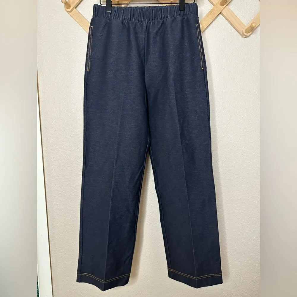 MaxMara Leisure Jean Elastic Waistband Pants Sz 4