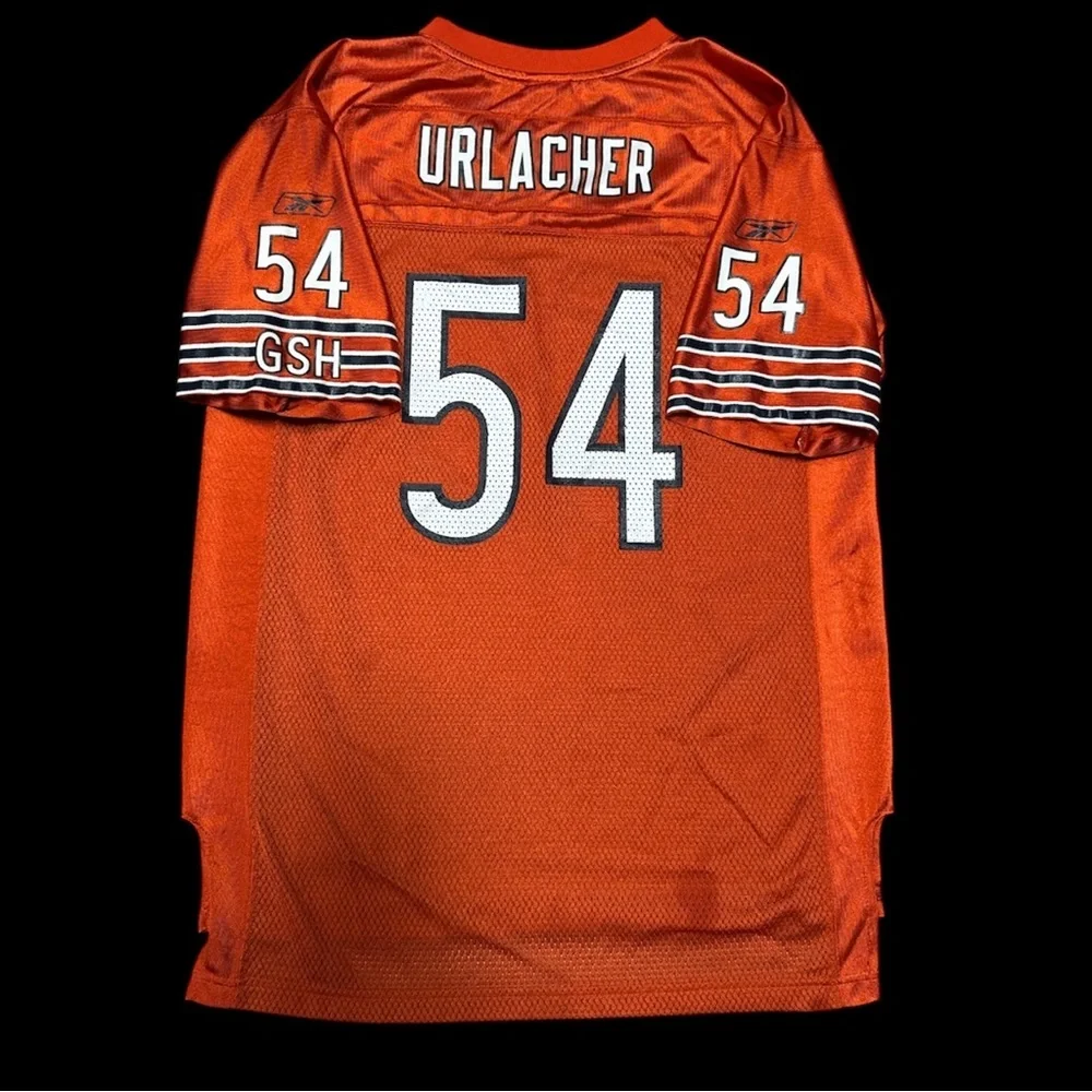 NFL Reebok Youth XL Chicago Bears Brian Urlacher 54 Jersey Orange