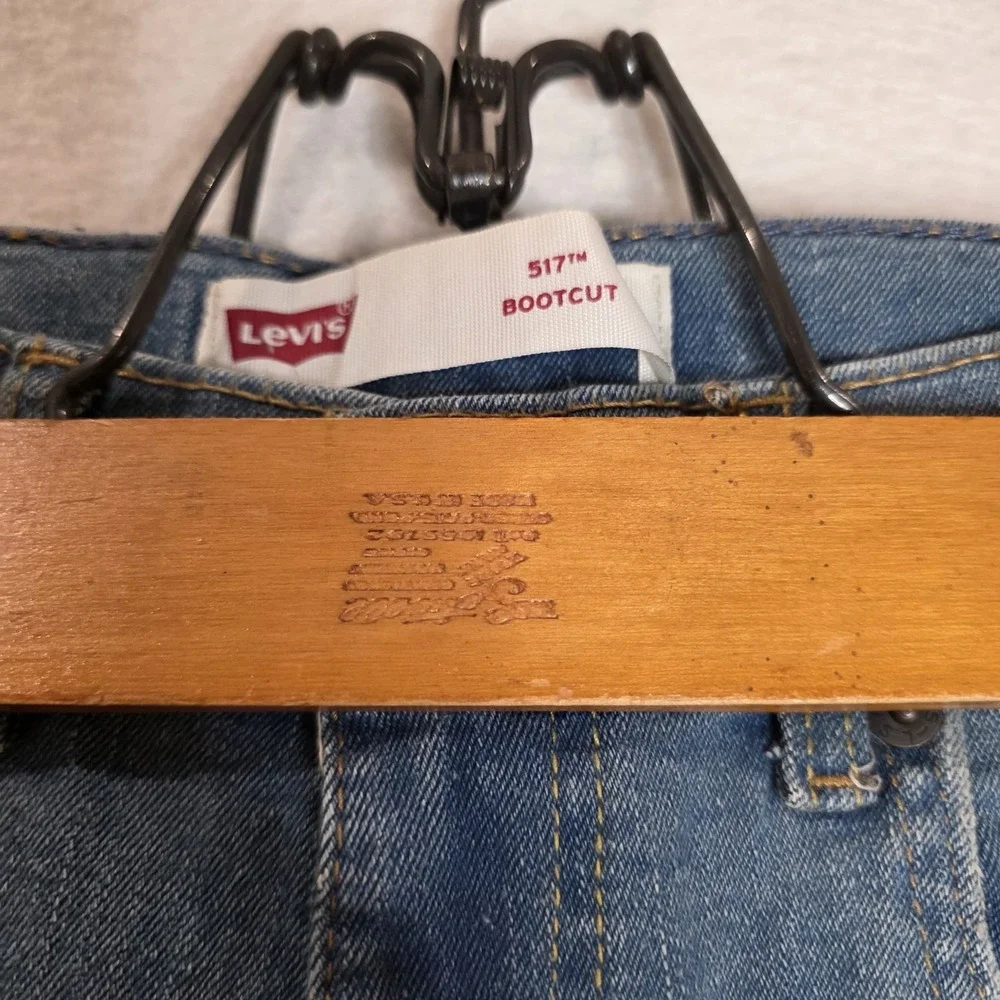 Levi's 517 Girls 10 Regular Bootcut Medium Denim Blue Jeans
