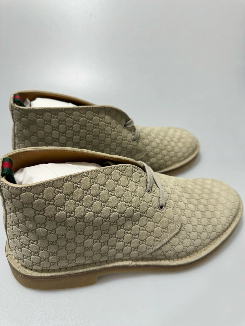Gucci GG Suede Desert Boots Men’s 10.5 831283