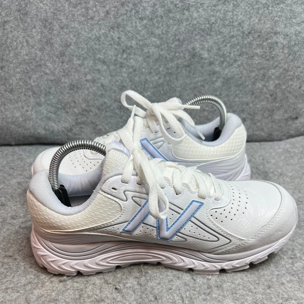 New Balance 840 Walking Shoes Womens White Light Blue Sneakers WW840WP4 Size 9.5