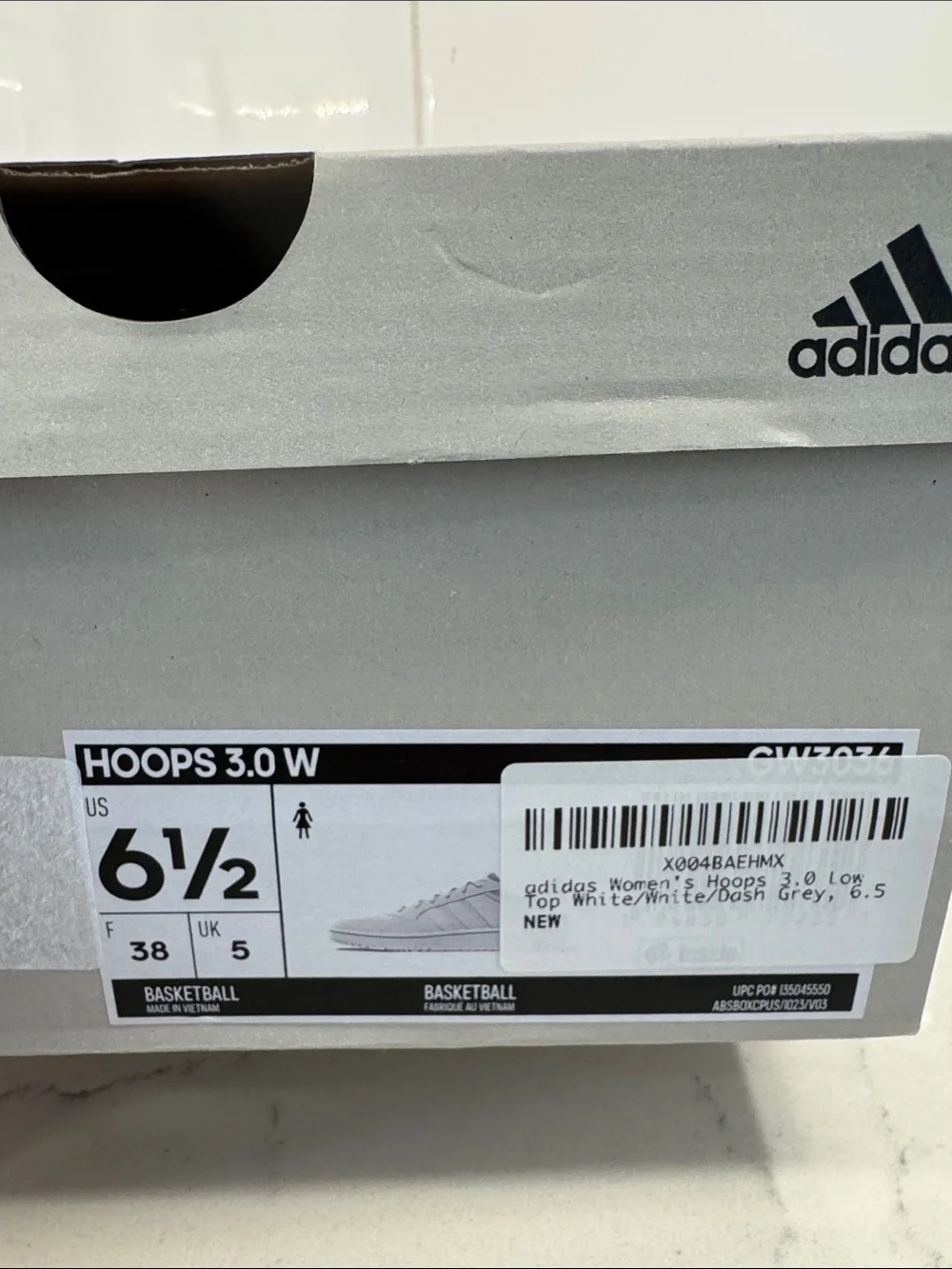 adidas all white