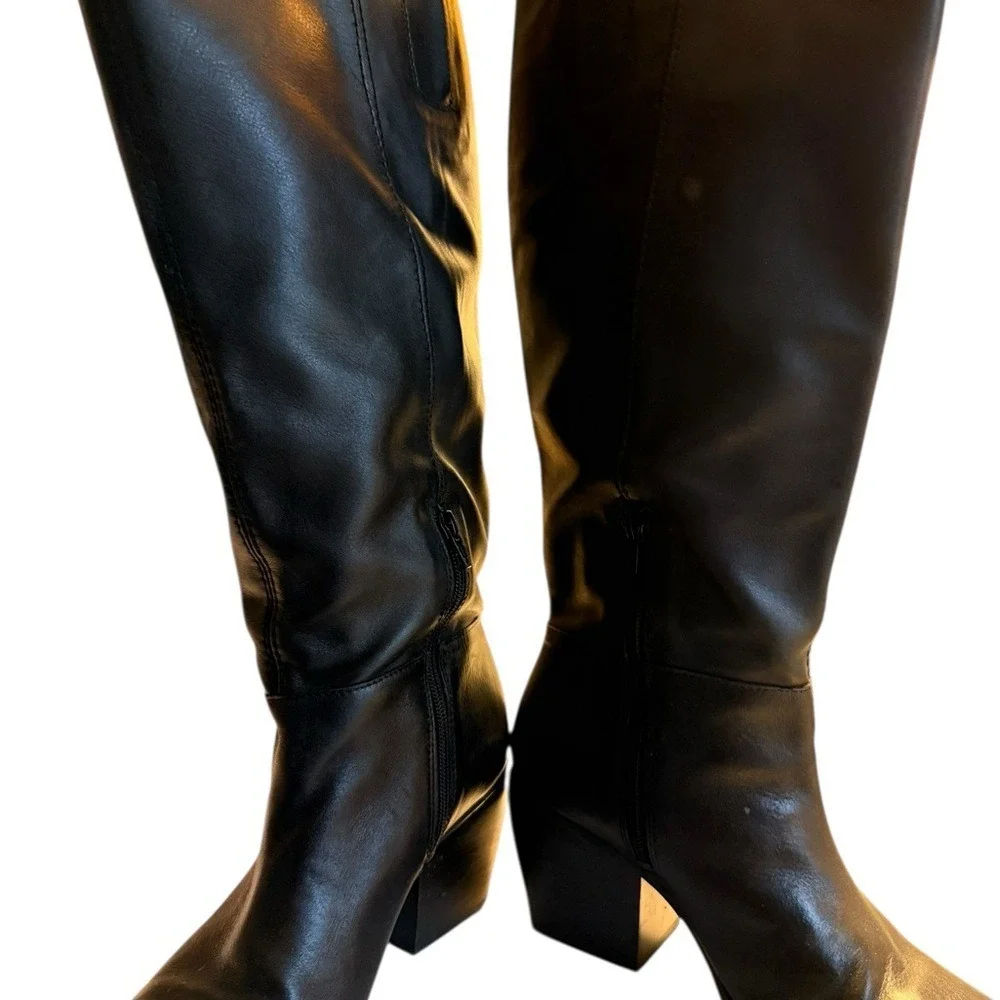 Naturalizer Black Over the Knee Boots