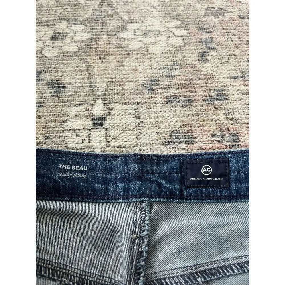 Ag Adriano Goldschmied slouchy distressed