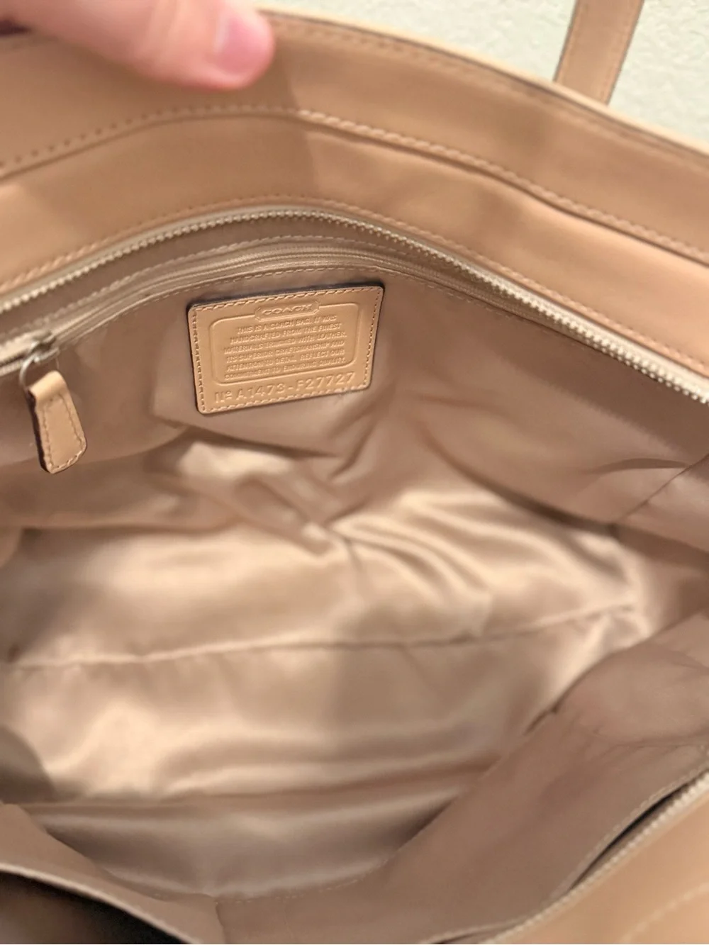 Coach trim carryall