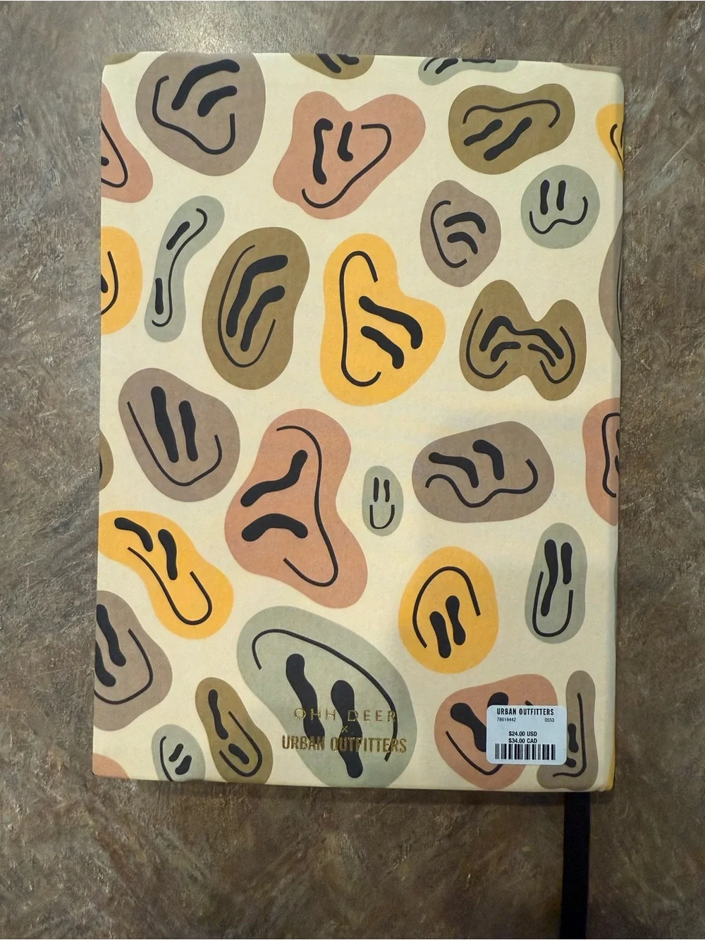 OHH DEER X UO Daily Planner with Abstract Pebble Print - Undated