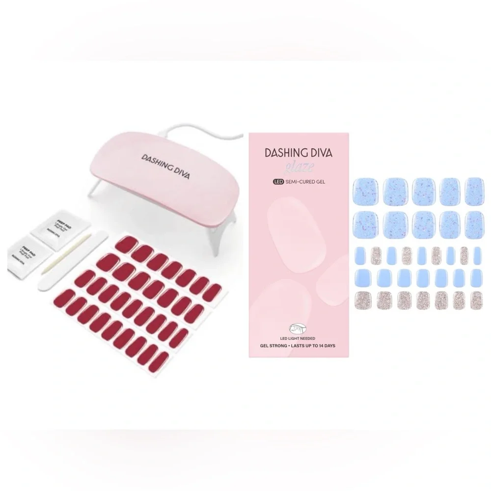 Dashing Diva Starter Kit UV Gel Wrap Mani & Pedi Bundle