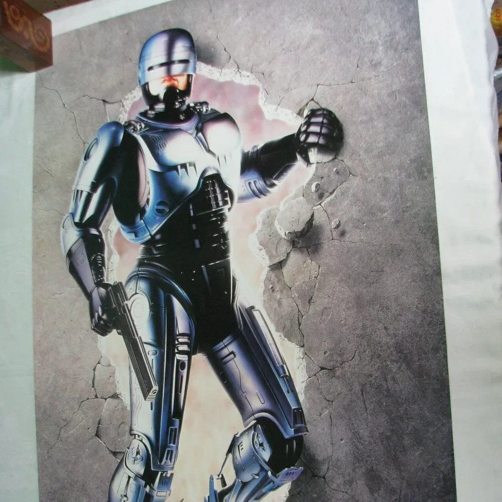 Vintage Robocop 2 Double-Sided Movie Poster