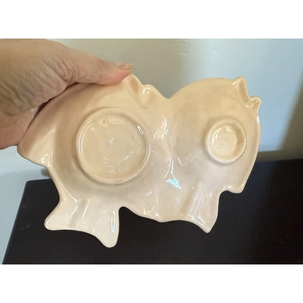 Vintage Ceramic Porcelain Double Fish Dish Trinket Jewelry Organizer 8