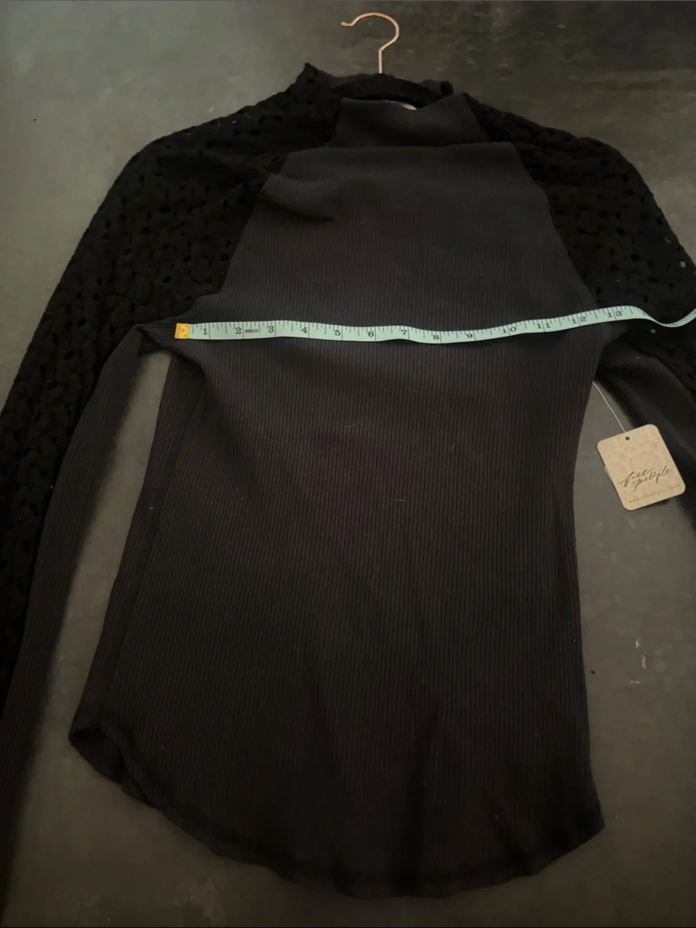 NWT Free People Clemente Mock Neck Top