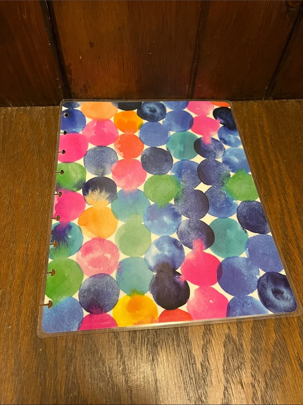 Colorful Dot-Print Notebook 