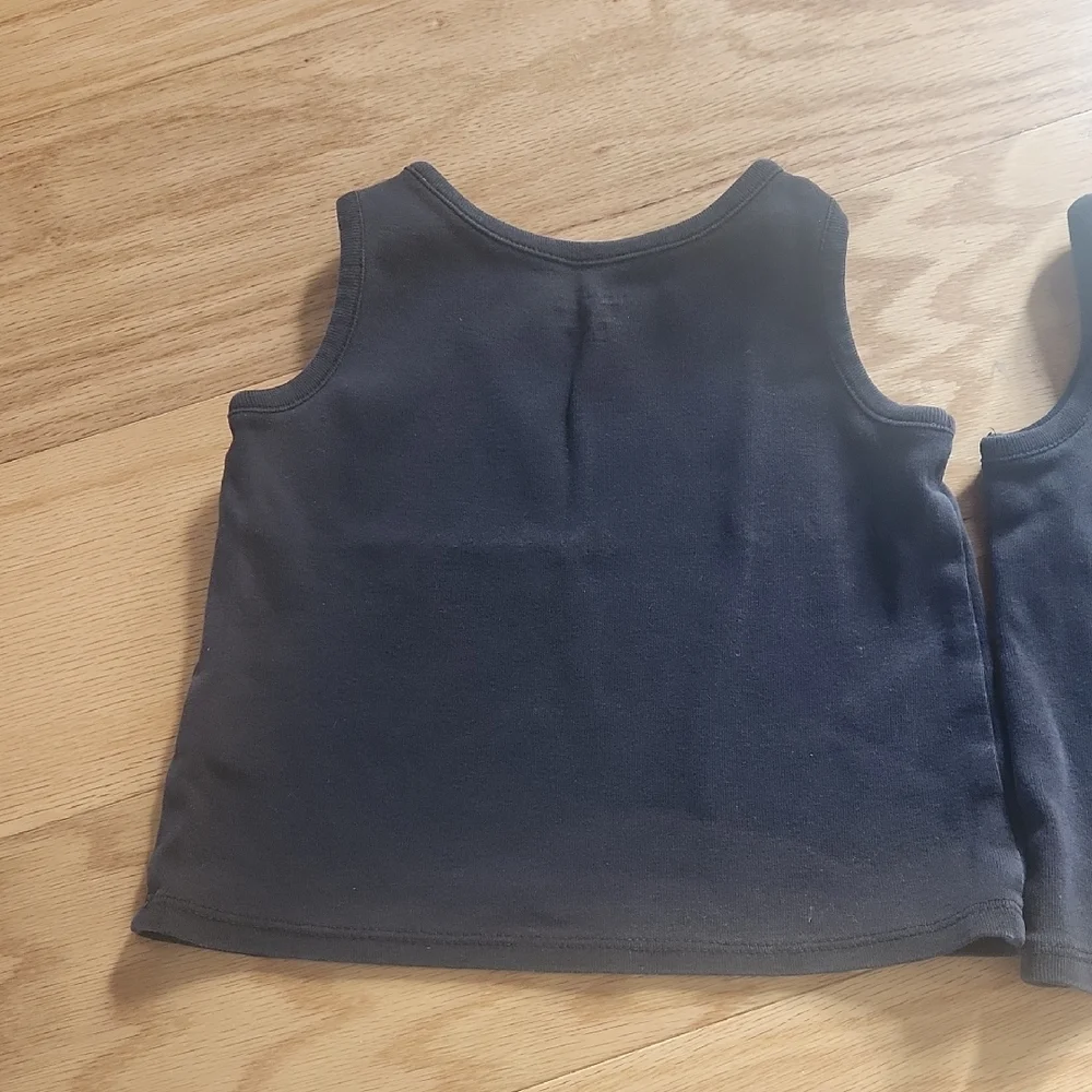 The Children's Place Classic Black Tank Tops 18-24 Months