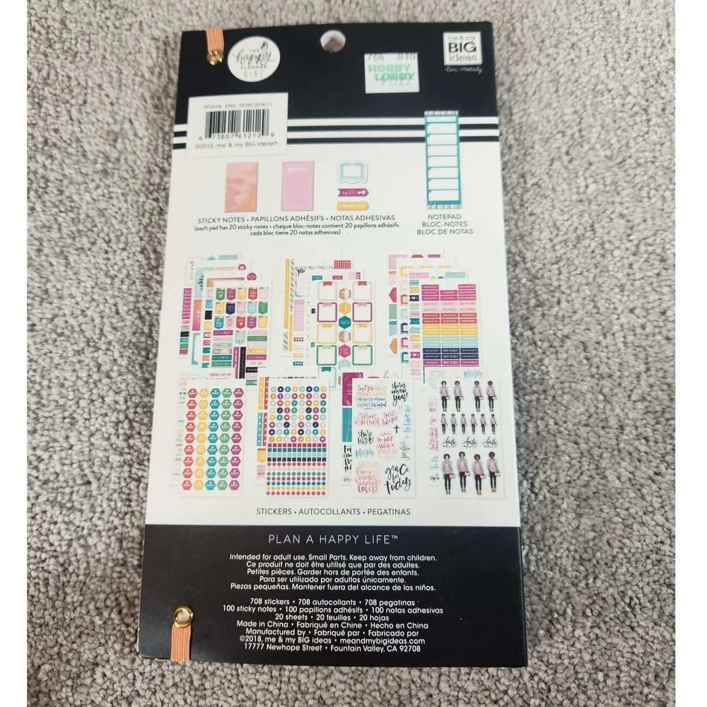 The Happy Planner 2018 inventory fun