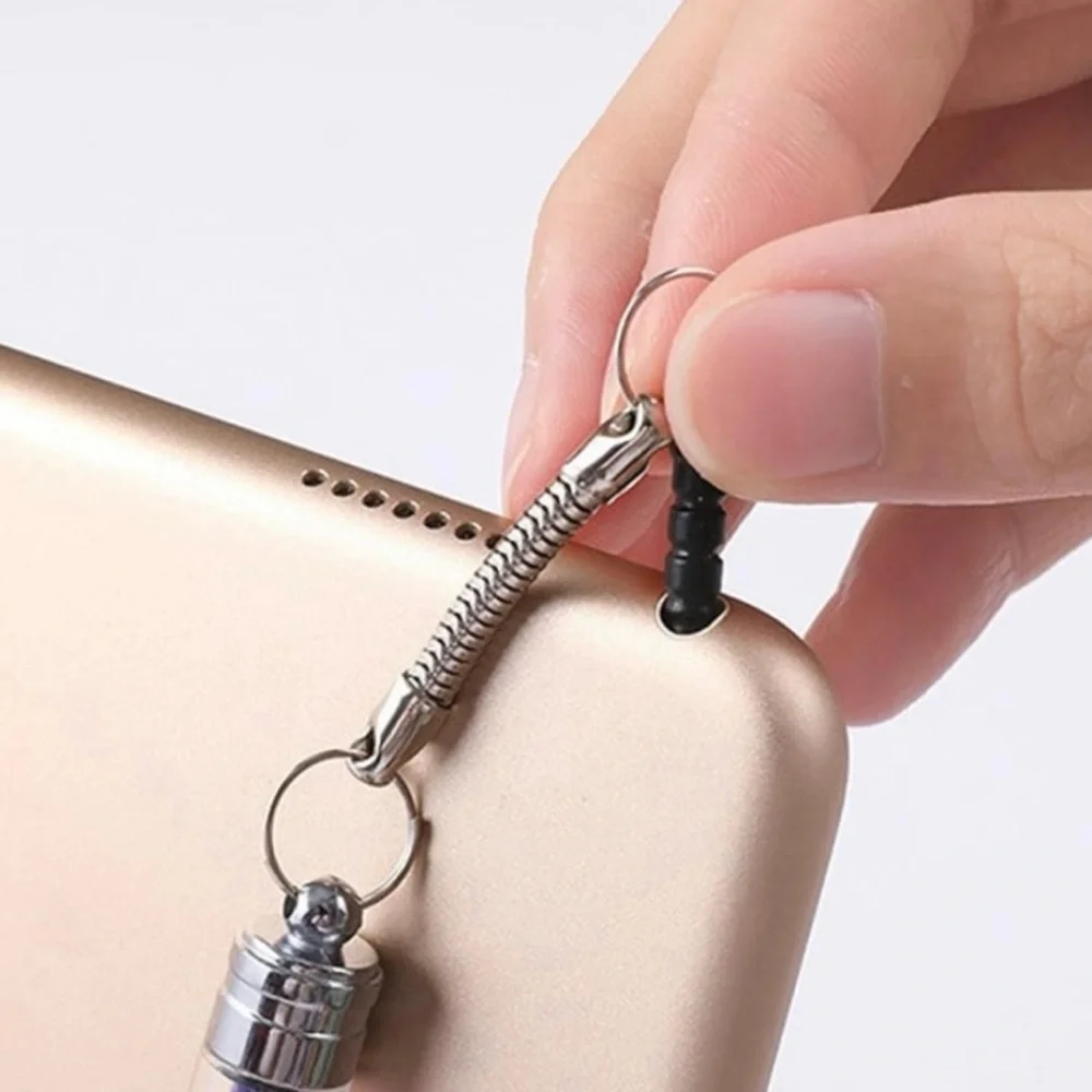 💞 New Gold Mini Stylus Pen for Touchscreen Devices with Headphone Jack Plug