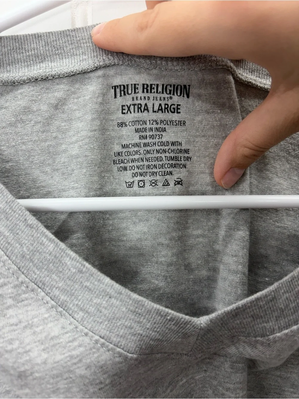 True Religion knit lightweight size
