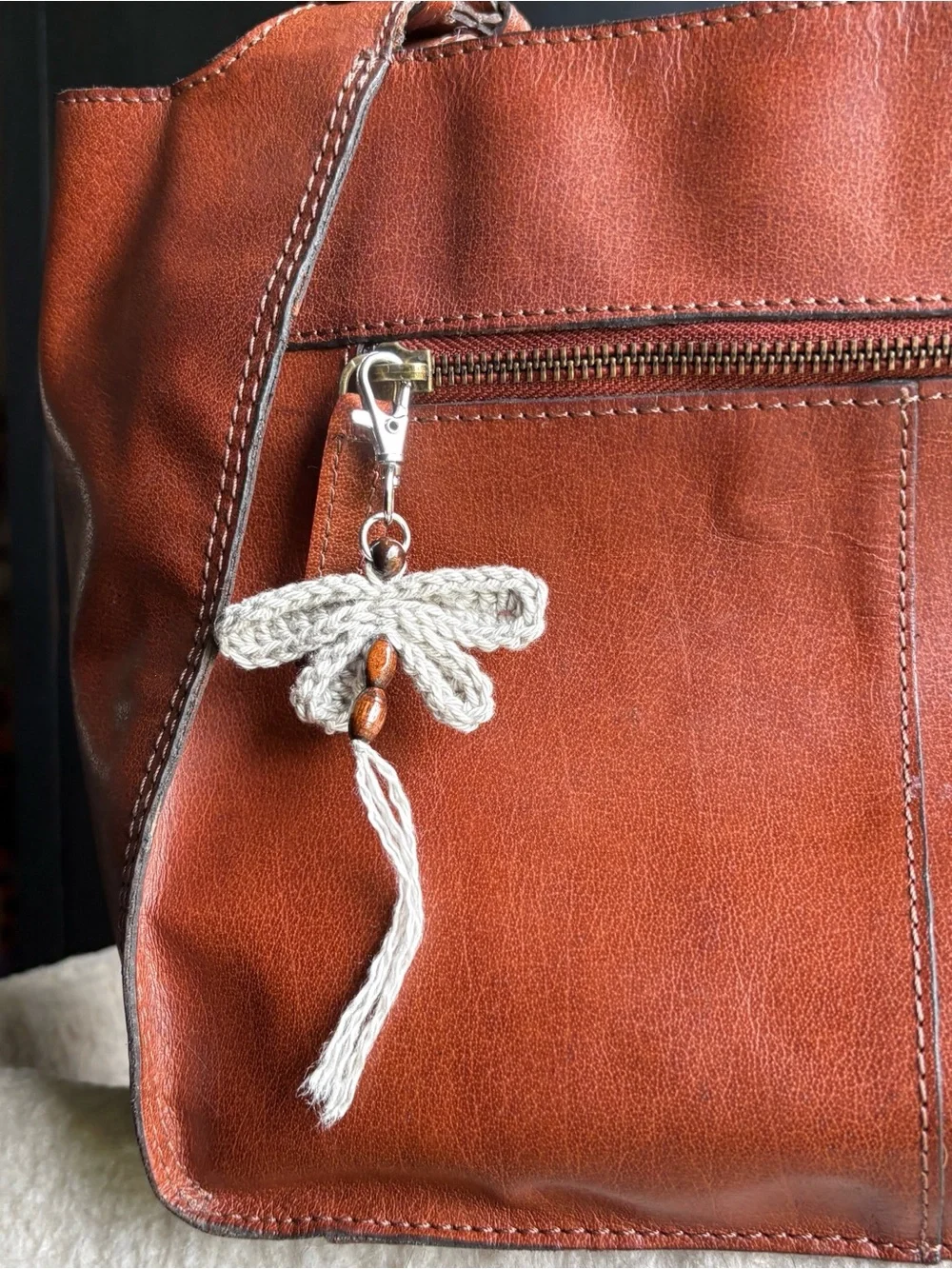 Handmade mango stained touch
