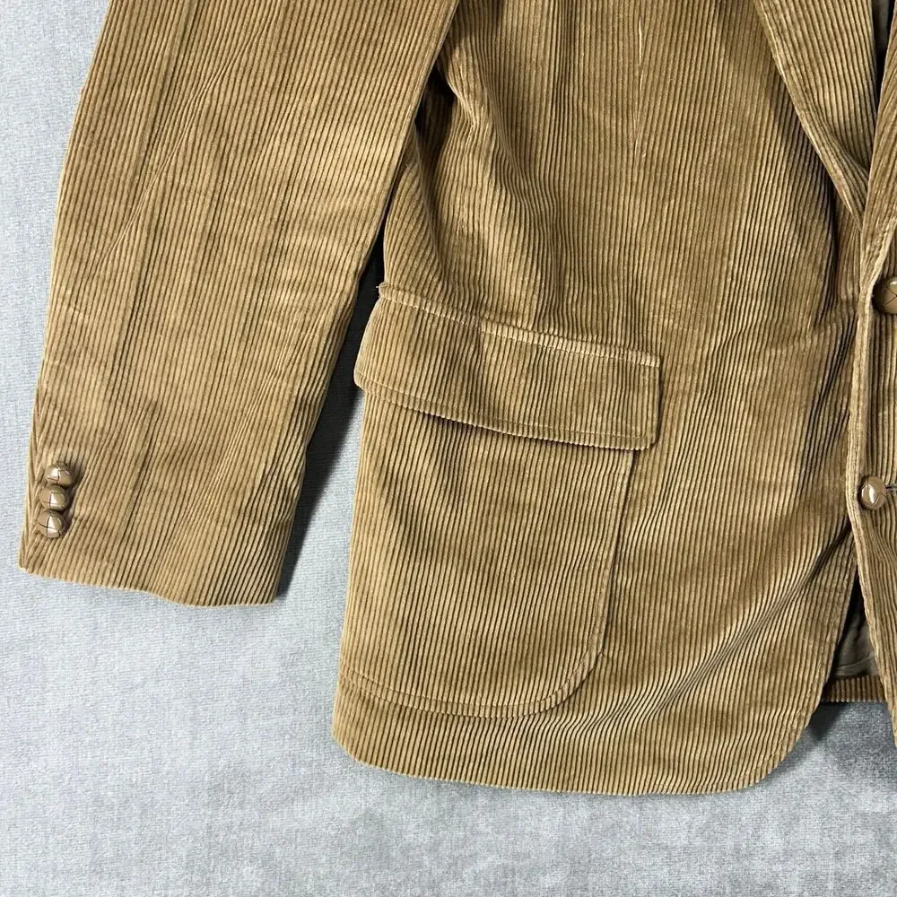 david taylor tan corduroy blazer sz 48L