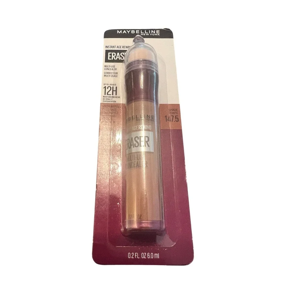 Maybelline Instant Age Rewind Eraser Multi-Use Concealer Shade 147.5‎ 0.2oz New