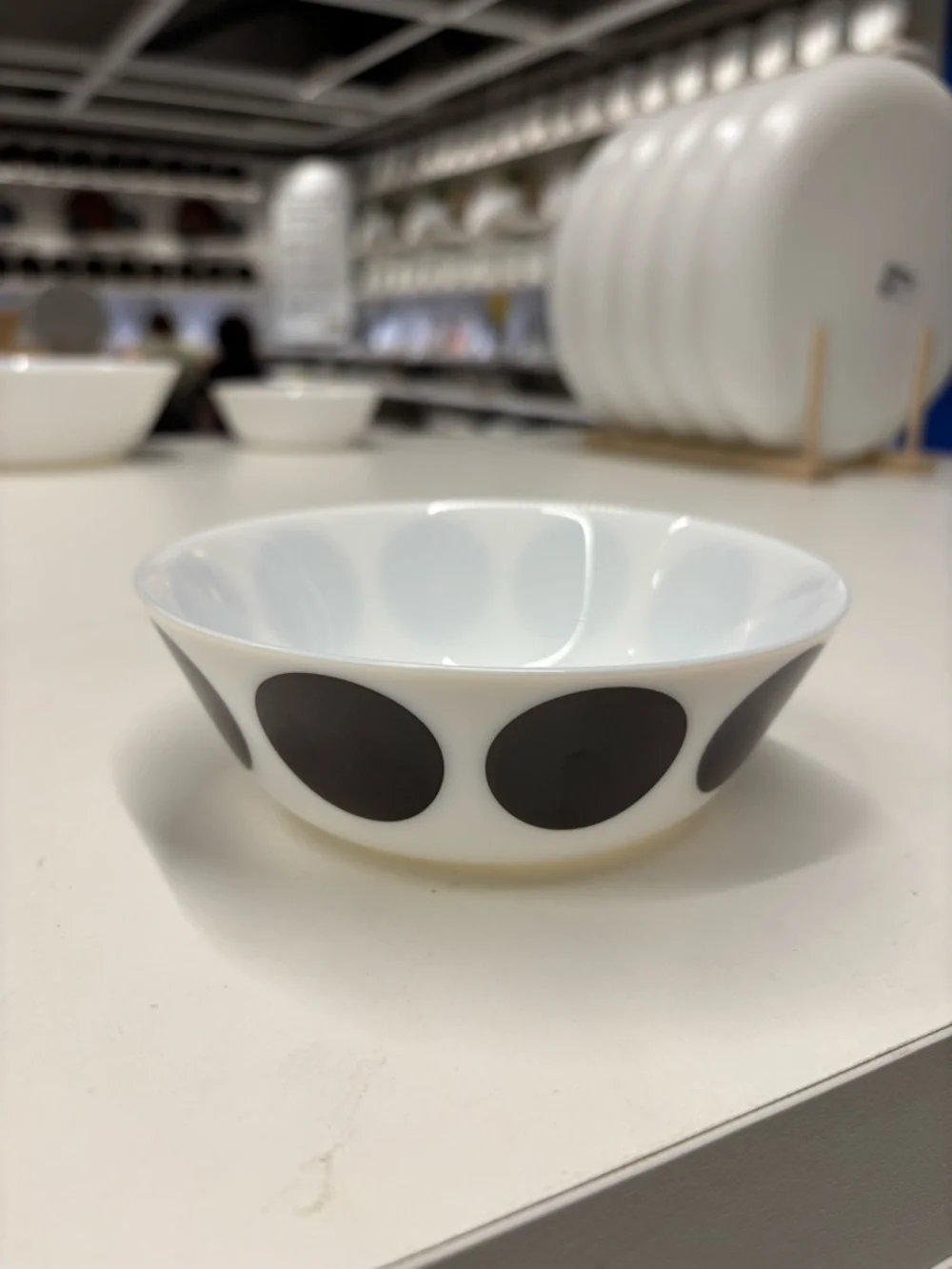 IKEA glossy white