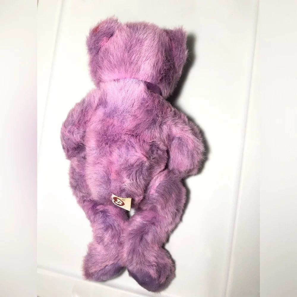 1999 Ty Classic Beanie Babies LILACBEARY Lilac Bear With Tags 14