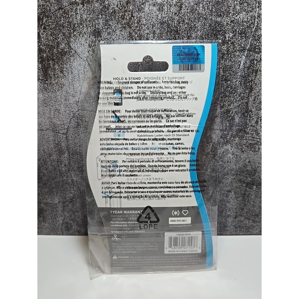 Speck Tab Grab Gives Hand Free Viewing, Wireless Charge Friendly, NIP (O42)
