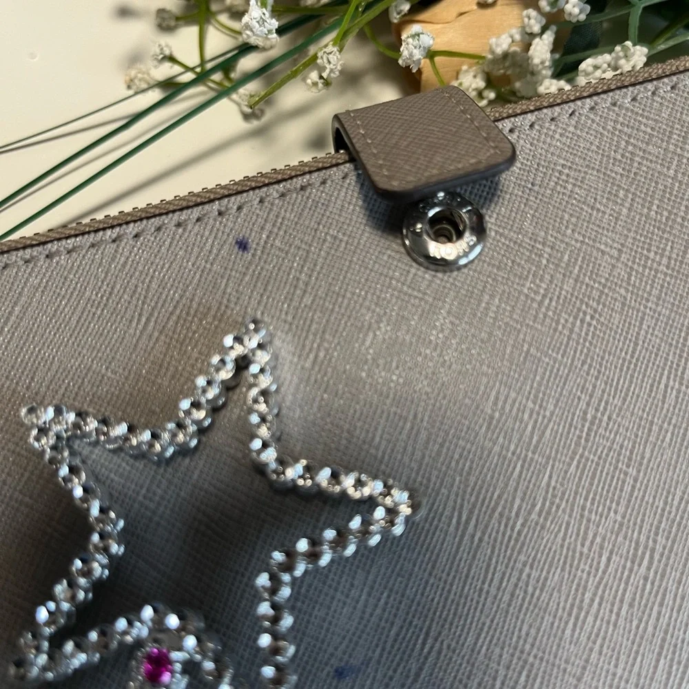 Michael Kors saffiano gray