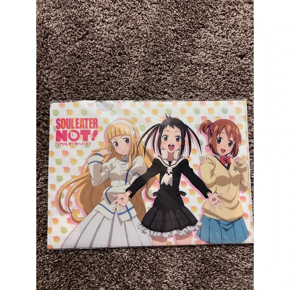 Soul Eater Not! Anime Series Plastic File Folder W Harudori Tatang Hepburn Manga