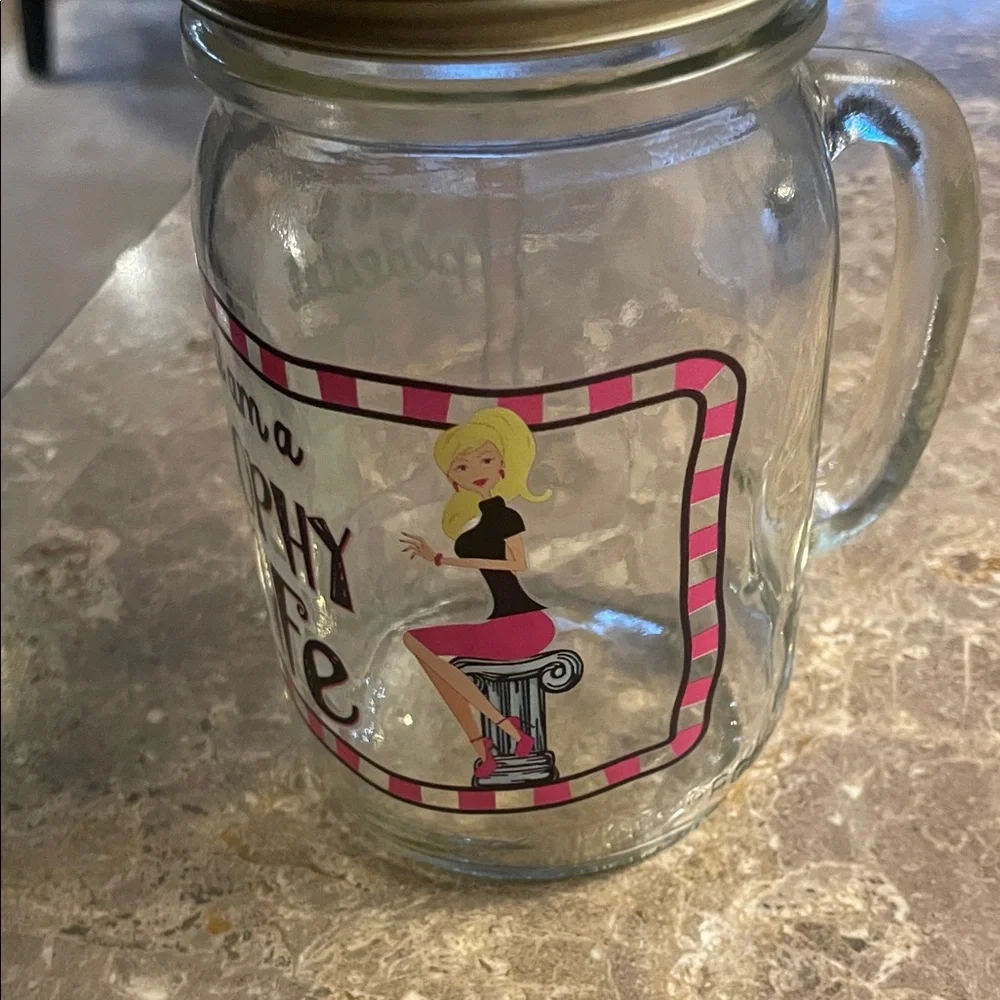 Floozies by Kountry Krystal clear glass