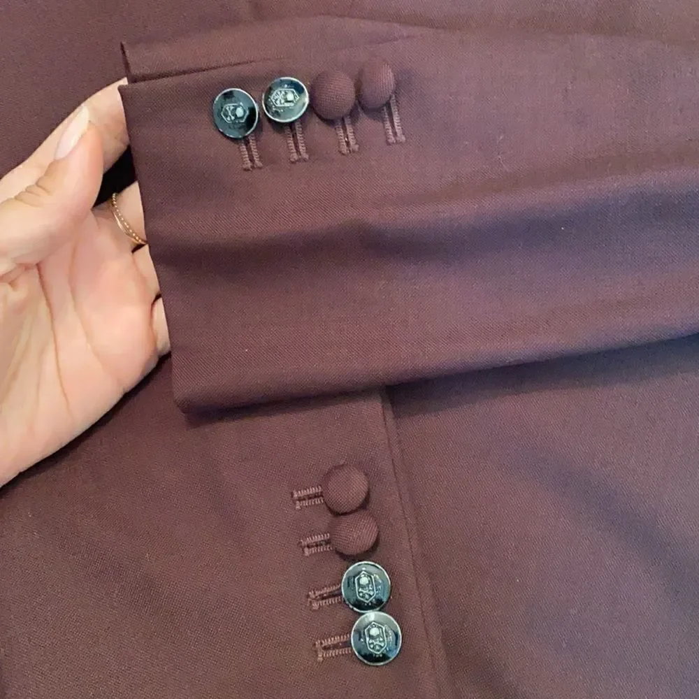 COPY - The Kooples men’s burgundy sport coat
