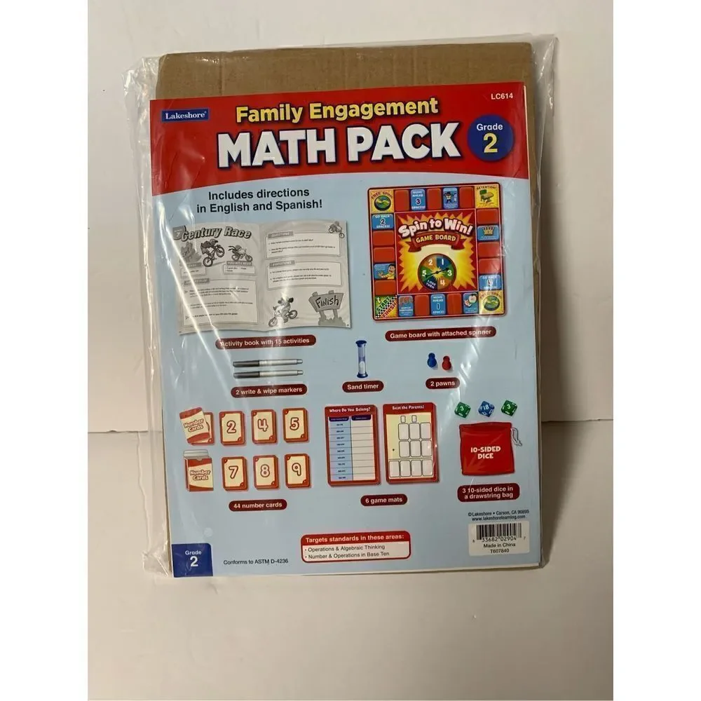 Lakeshore Family Engagement Math pack