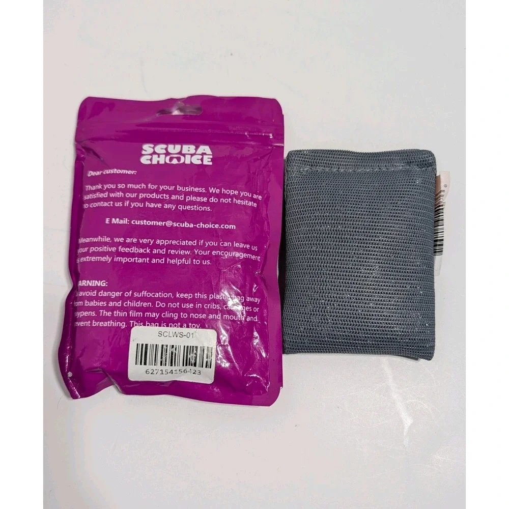 Scuba Choice Diving Soft Mesh Lead Shot Weight 1 lb Gray Weight Made in USA‎ NEW