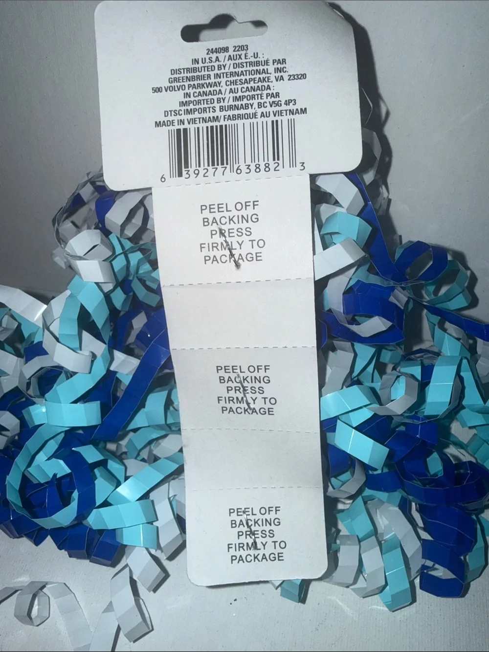 no name party strands crafting