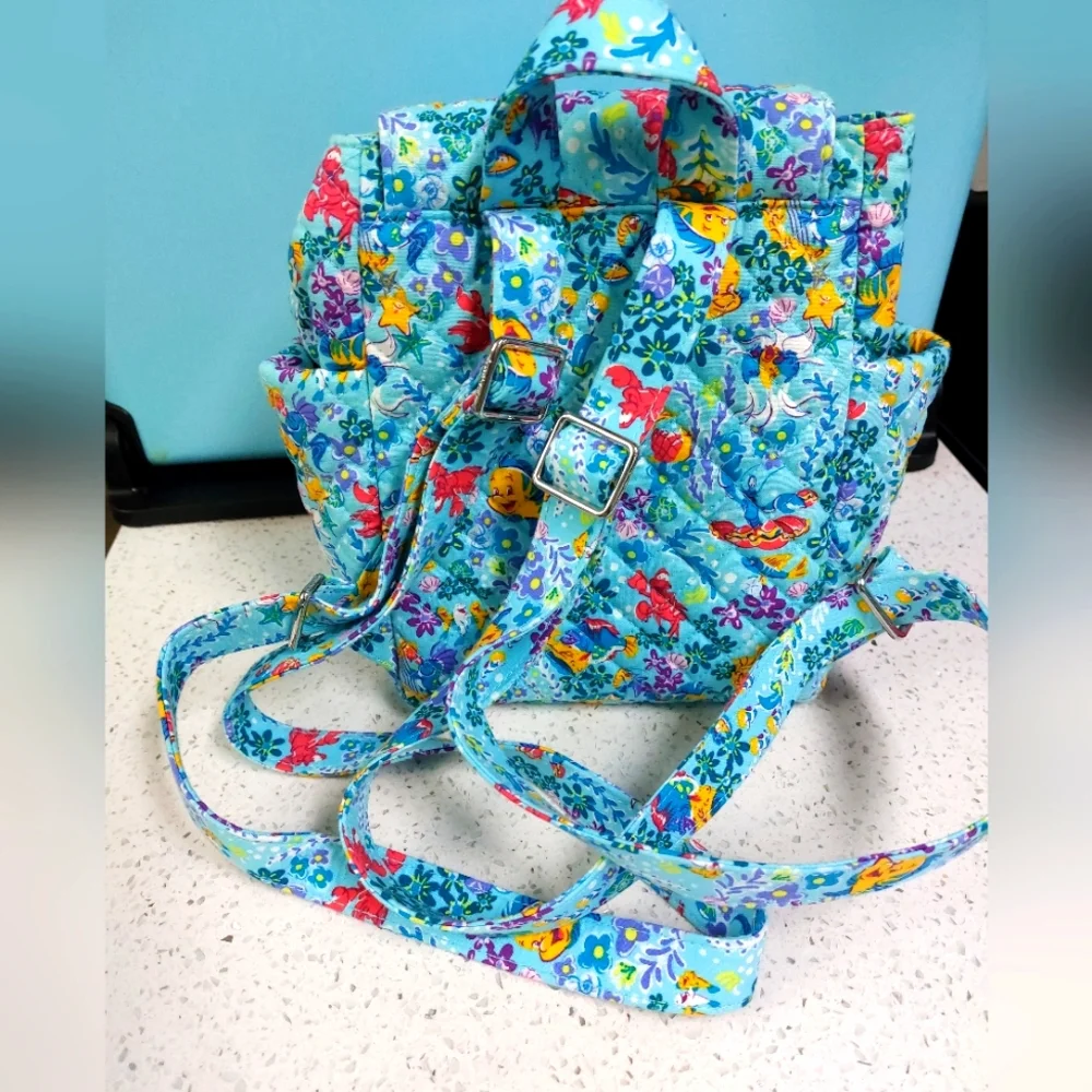 Vera Bradley Disney Little Mermaid Small Backpack NWOT