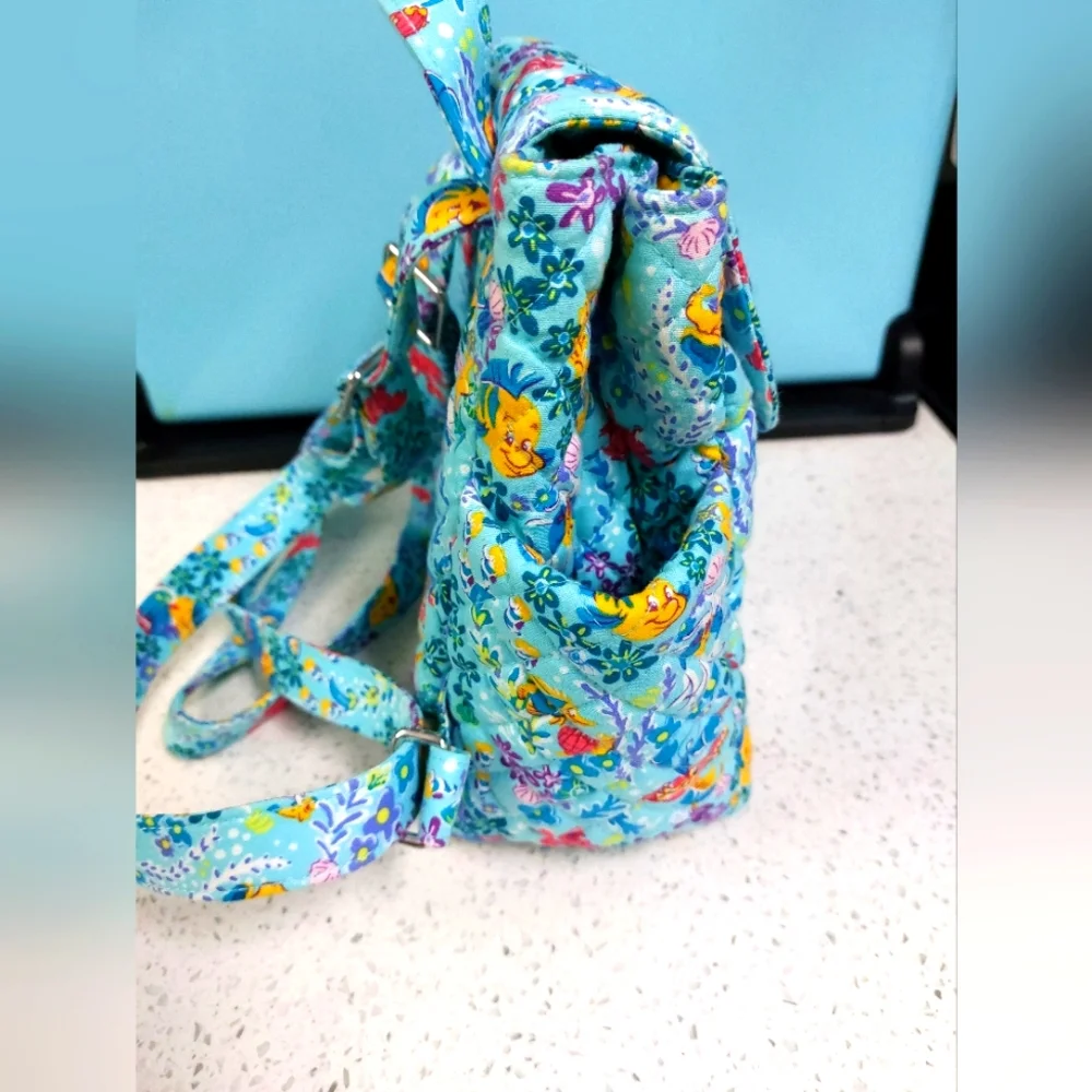 Vera Bradley Disney Little Mermaid Small Backpack NWOT